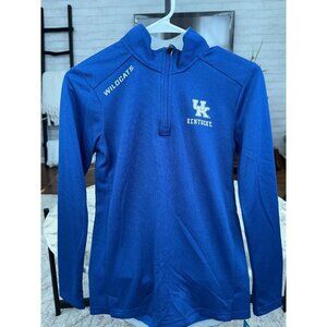 NWT GEN2 Kentucky Wildcats 1/4 Zip Pullover Basketball Top Kids Size Medium